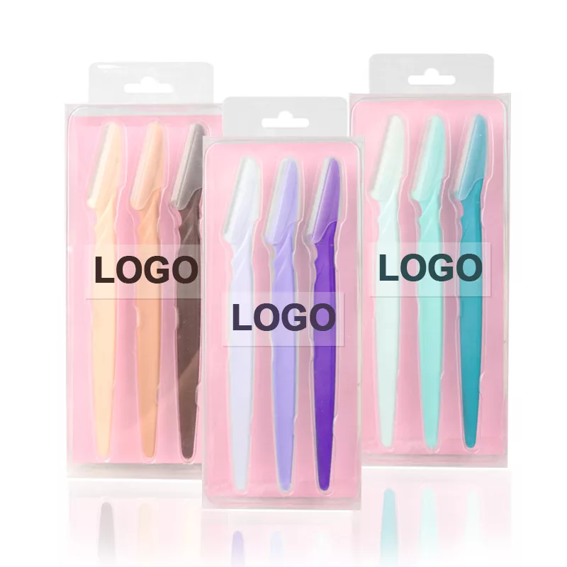 Set pliabil colorat din plastic pentru bărbierit din plastic